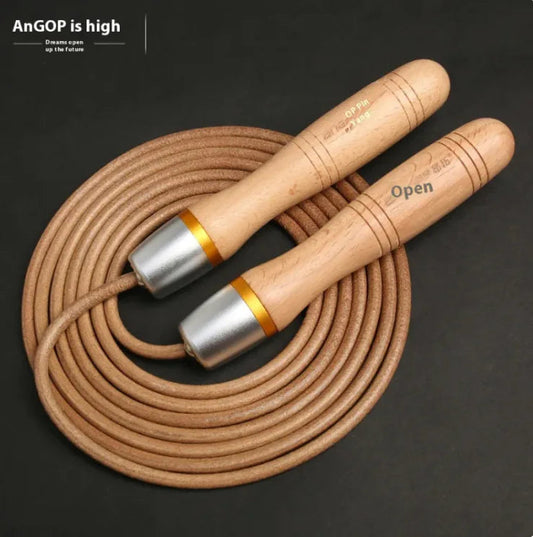 Beech Handle Fat-Burning Jump Rope